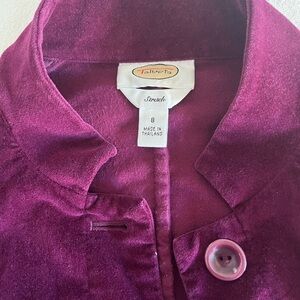 Talbots Rich Purple Blazer